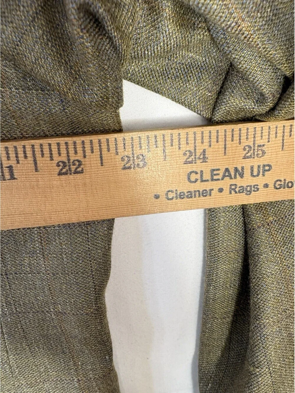 Vintage Hart Schaffner Marx Gold Trumpeter 43L Union Made USA Plaid Sport Coat